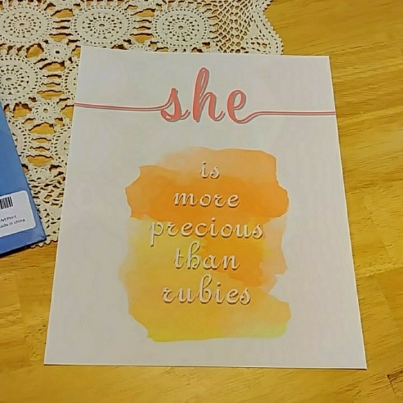 Crafts - Religious woman quotes on canvas-look fabric prints - Picture 2 of 5